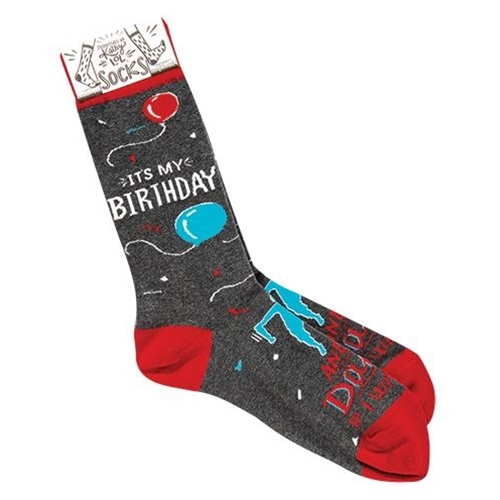 It's My Birthday Socks - 1 Pair
