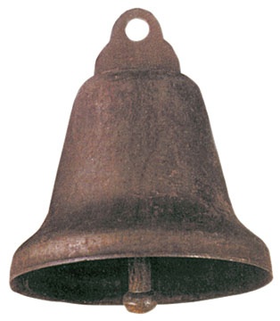 Rusty Liberty Bell, 2-1/2"