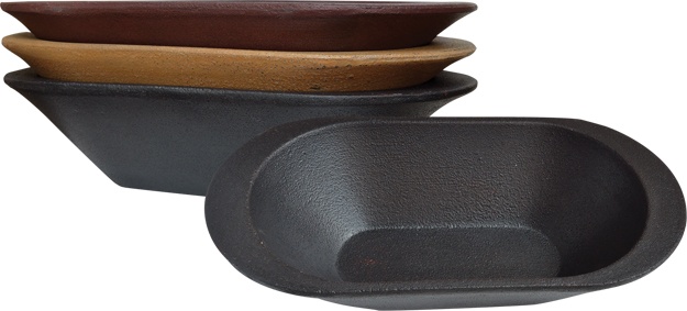 Primitive Colors Bread Pan, 3 Asstd