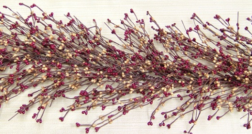 Pip Berry Garland - 4 Ft. - Burgundy & Old Gold