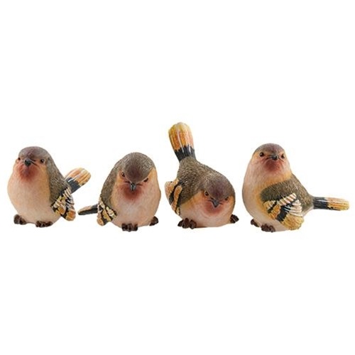 Small Resin Finch, 4 Asstd