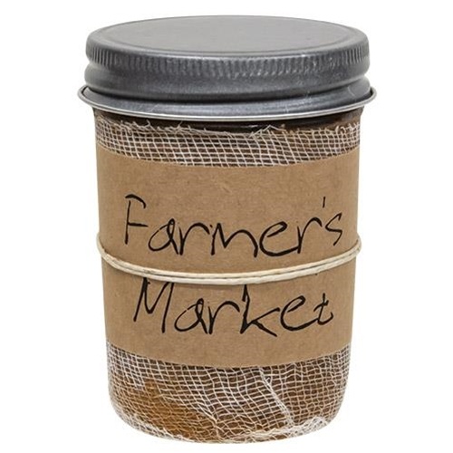 Farmer's Market Jar Candle, 8Oz - Cozy Autumnal Charm
