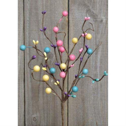 Country Candy Shop Pick - Vibrant Floral Embellishment for Spring Arrangements