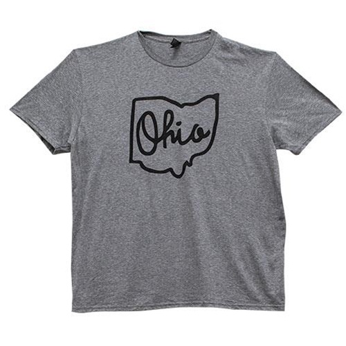 Ohio T-Shirt, Heather Graphite, XXL - Your Perfect Statement Tee!