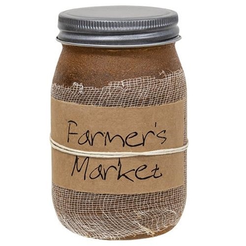 Farmer's Market Jar Candle 16Oz
