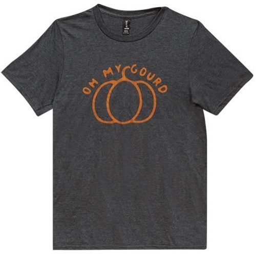 Oh My Gourd T-Shirt - Heather Dark Gray, Medium
