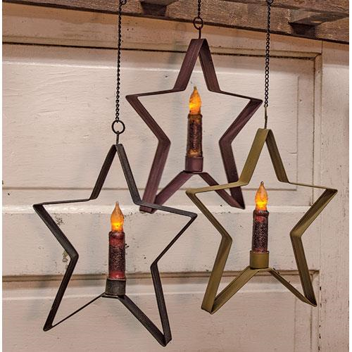 Medium Whimsical Hanging Star, 3 Asstd