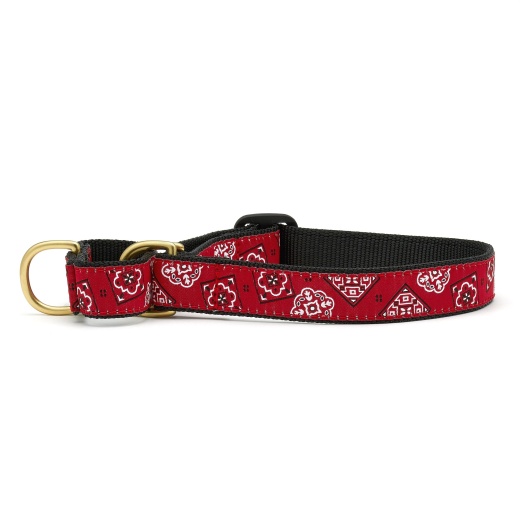 Red Bandana Martingale Collar by Up Country