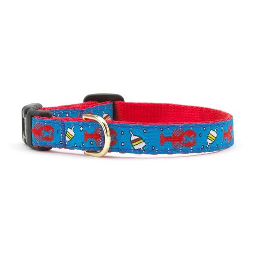 Lobster And Buoy Small Breed Dog Collar