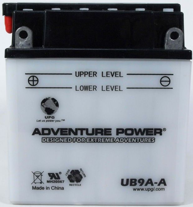 UPG Adventure Power Lead-Acid Conventional: UB9A-A, 9 AH, 12V