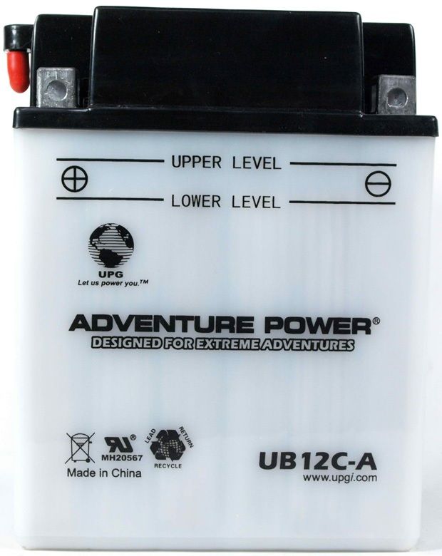 UPG Adventure Power Lead-Acid Conventional: UB12C-A, 12 AH, 12V