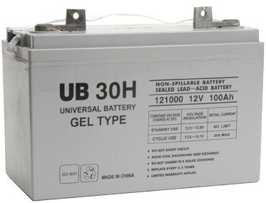 UPG Sealed Lead Acid Gel UB-30H Gel 12V 100AH