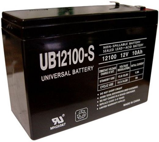 UPG Sealed Lead Acid AGM UB12100-S 10 AH 12V Battery