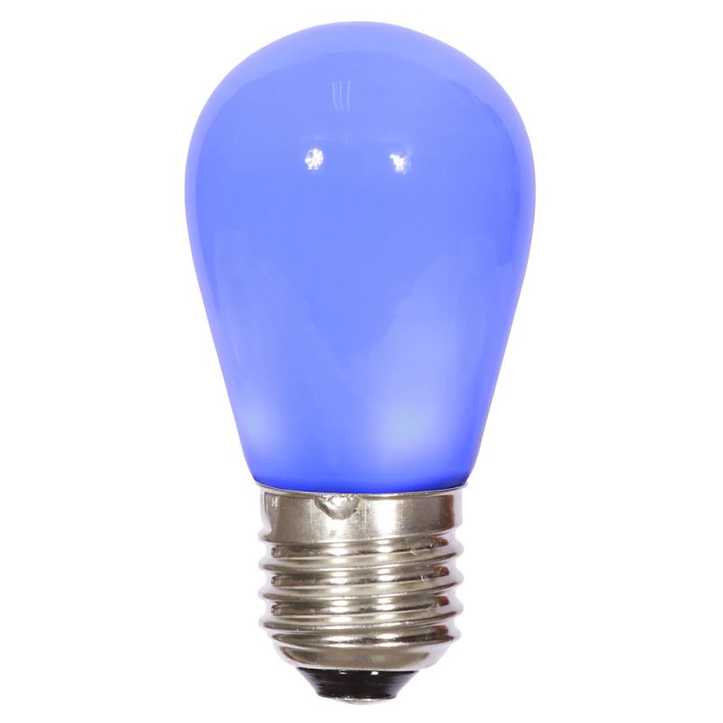 S14 Led Blue Ceramic Bulb E26 Base 5/Pk