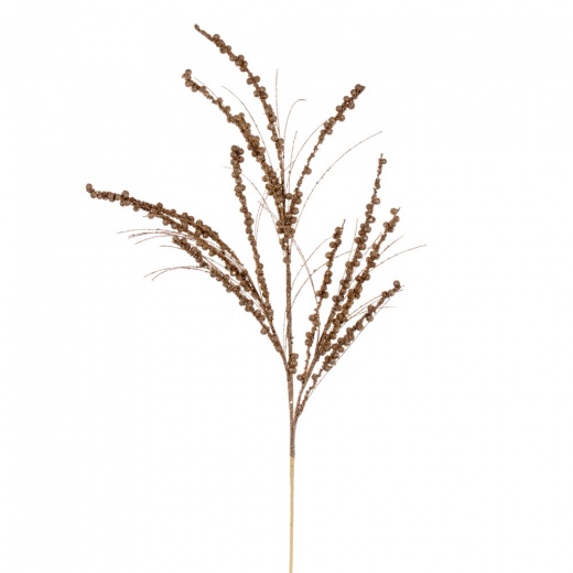 36" Champagne Berry Twig Gltr Spray 6/Bg