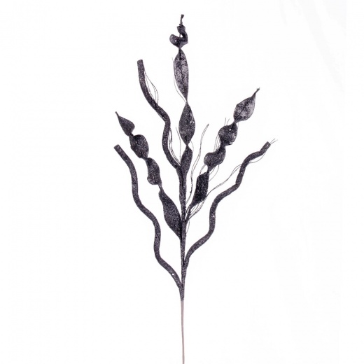 34" Pewter Multi Spiral Glitr Spray 4/Bg