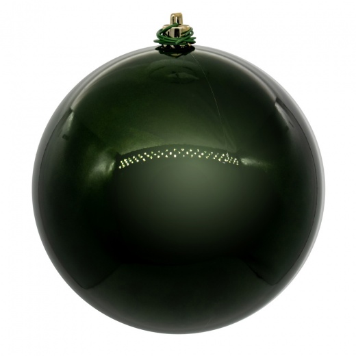 4.75" Moss Green Pearl UV Drill Ball Ornament