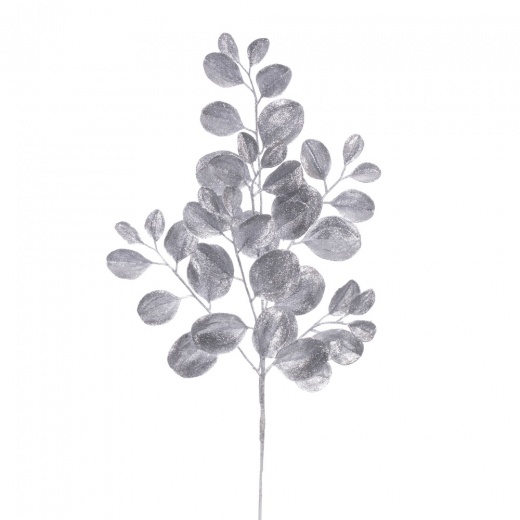 25" Silver Dogwood Glitter Spray 3/Bag - Vickerman
