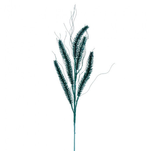 30" Teal Wheat Glitter Spray