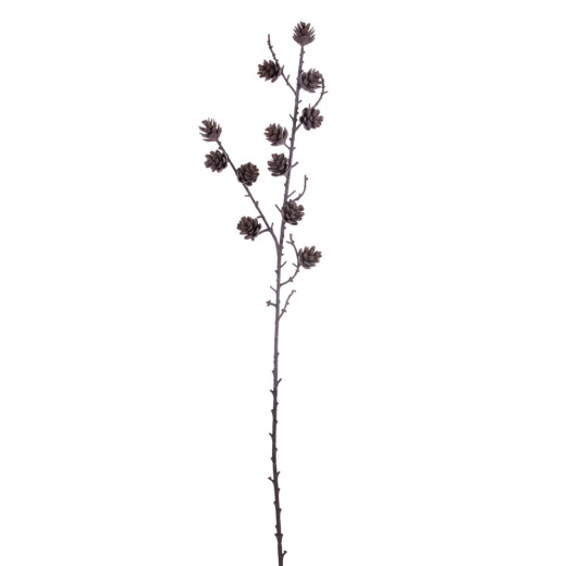 32" Frosted Brown Mini Pinecone Spray