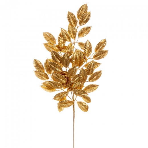 31" Gold Gardenia Glitter Spray 2/Bag - Add Luxury to Your Decor
