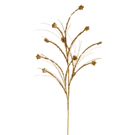 36" Gold Mini Star Glitr Spray 6/Bg - Add Luxury and Glamour to Your Decor