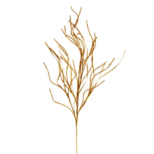 40" Ant. Gold Berry Wavy Glitr Spry 4/Bg