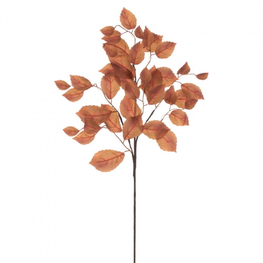 32" Autumn Orange Beech Leaf Spray