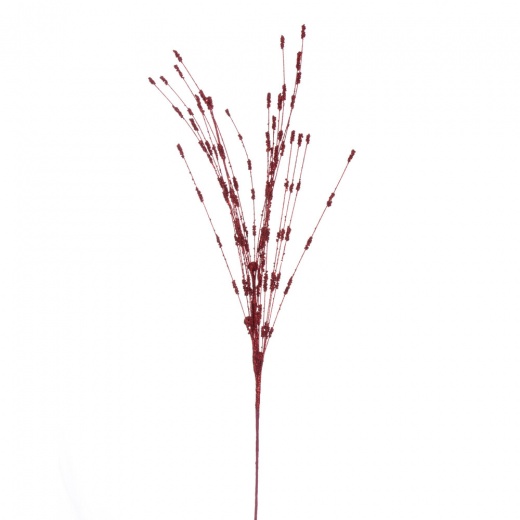 36" Red Berry Glitr Spray 6/Bg