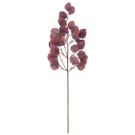 32" Burgundy Sd Eucalyptus Leaf Spray