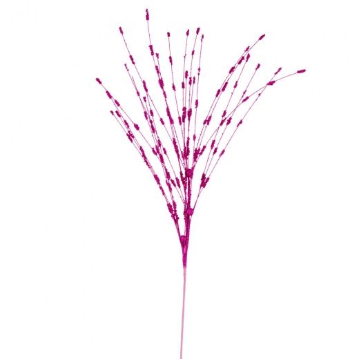 36" Hot Pink Berry Glitr Spray 6/Bg