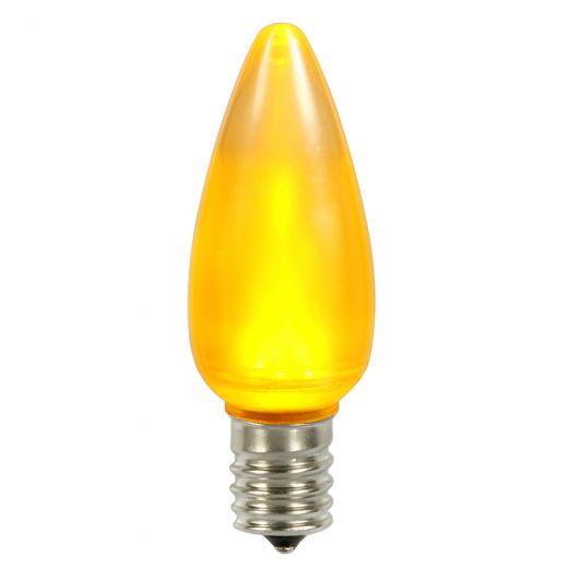 C9 Ceramic LED Yellow Twinkle Bulb 25/Bx - ENERGY EFFICIENT and ECO-FRIENDLY
