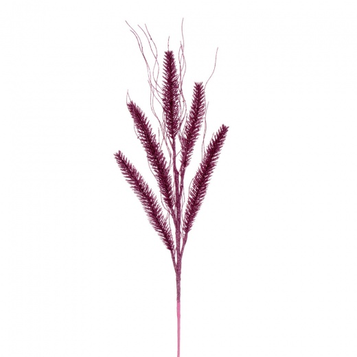 30" Pink Wheat Glitter Spray