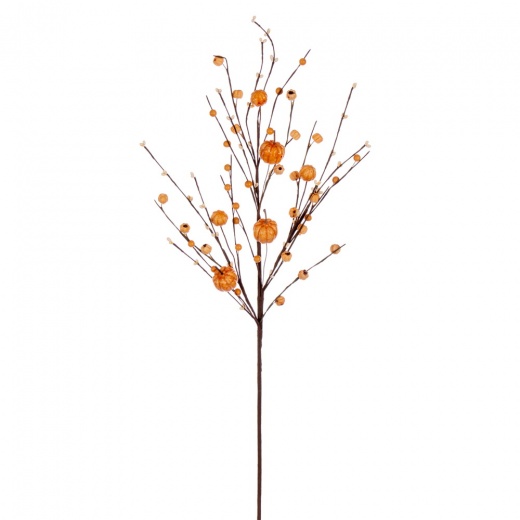 32" Cream Pumpkin Berry Spray 3/Bag