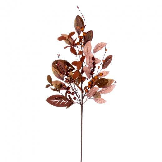 32" Green Brown Leaf Spray 2/Bag