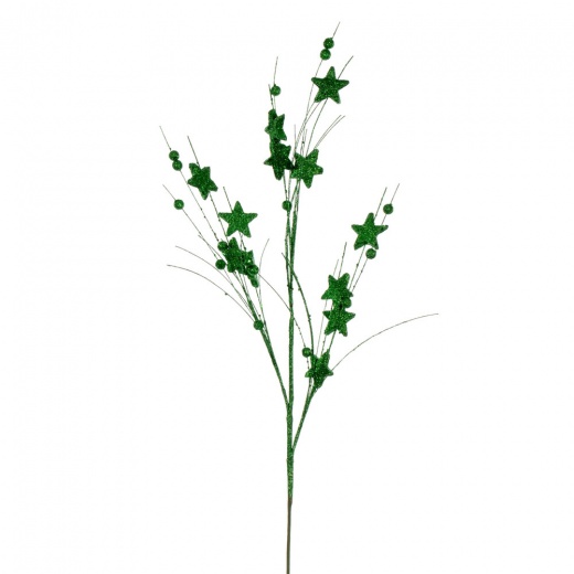 Vickerman 33" Green Star/Ball Glitr Spray