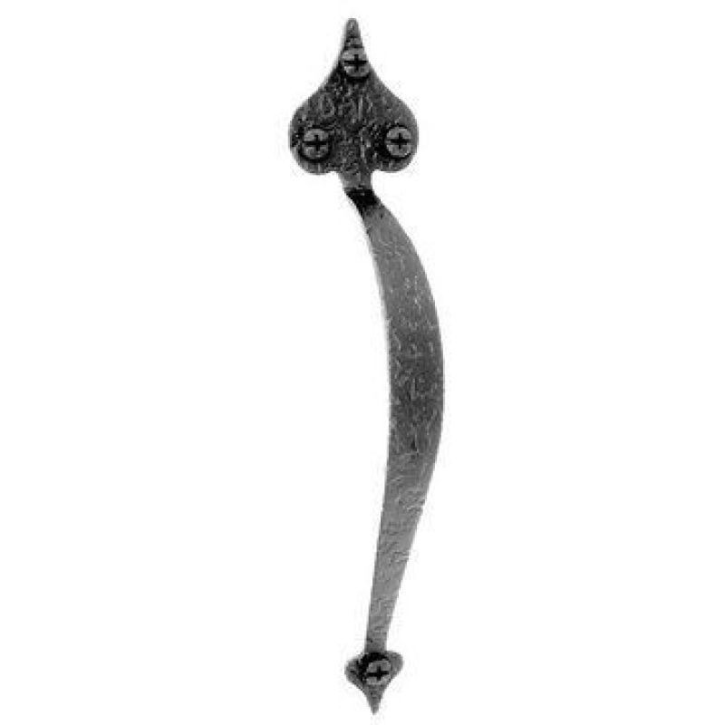 Acorn Door Pull With Heart Ends - 8 1/2 Inch X 1 5/8 Inch