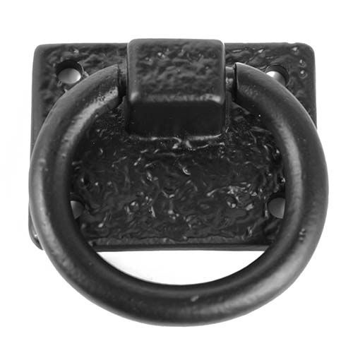 Iron Valley Hardware 2 Inch Small Ring Cabinet Pull With Plate