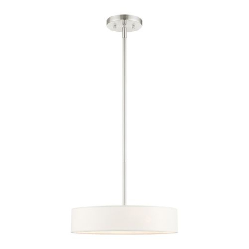 Livex Lighting Venlo 4-Light 14 Inch Small Drum Pendant Light