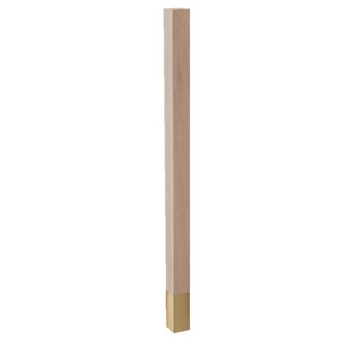 Designs Of Distinction 2" X 35 1/4" Square Column - Tall Polished Brass
