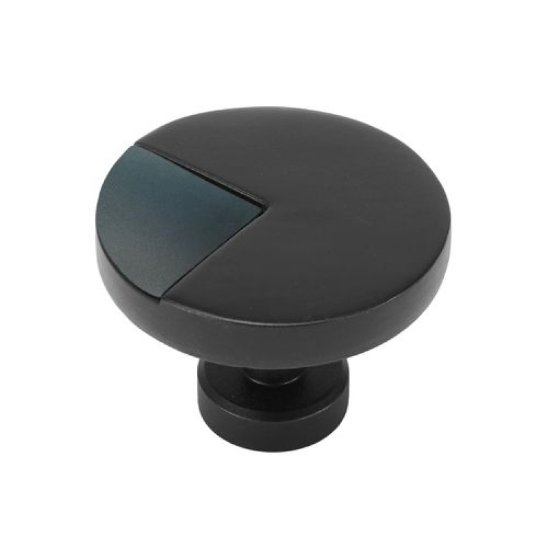 Carpe Diem Spectra Matte Black and Blue Titanium Knob