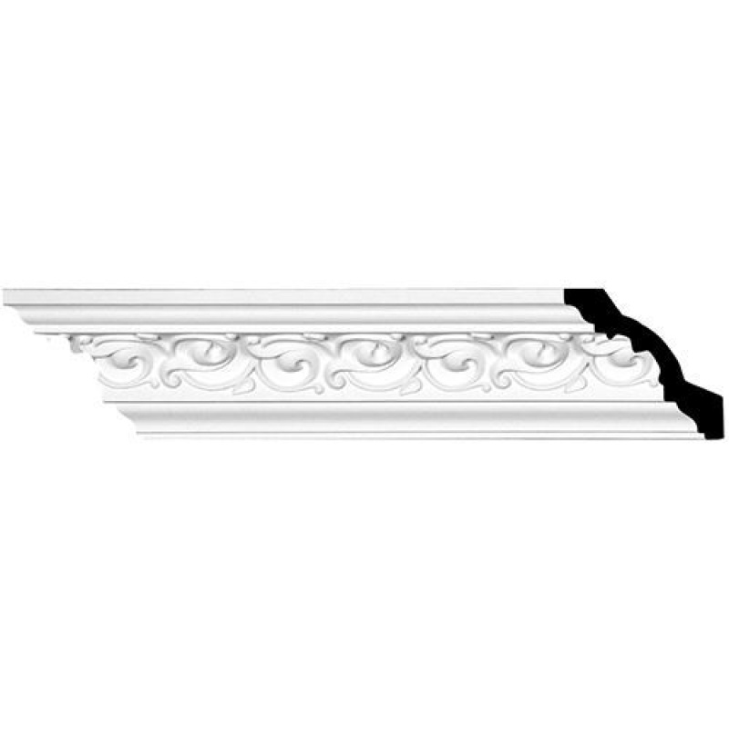 Restorers Architectural Versailles 3 3/8 Inch Urethane Crown Molding