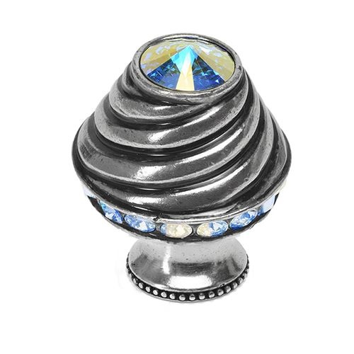 Carpe Diem Cache Medium Flared Foot Round Knob - Aurore Swarovski