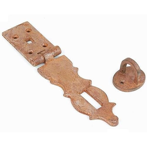 Restorers Iron Ornate Trunk Hasp