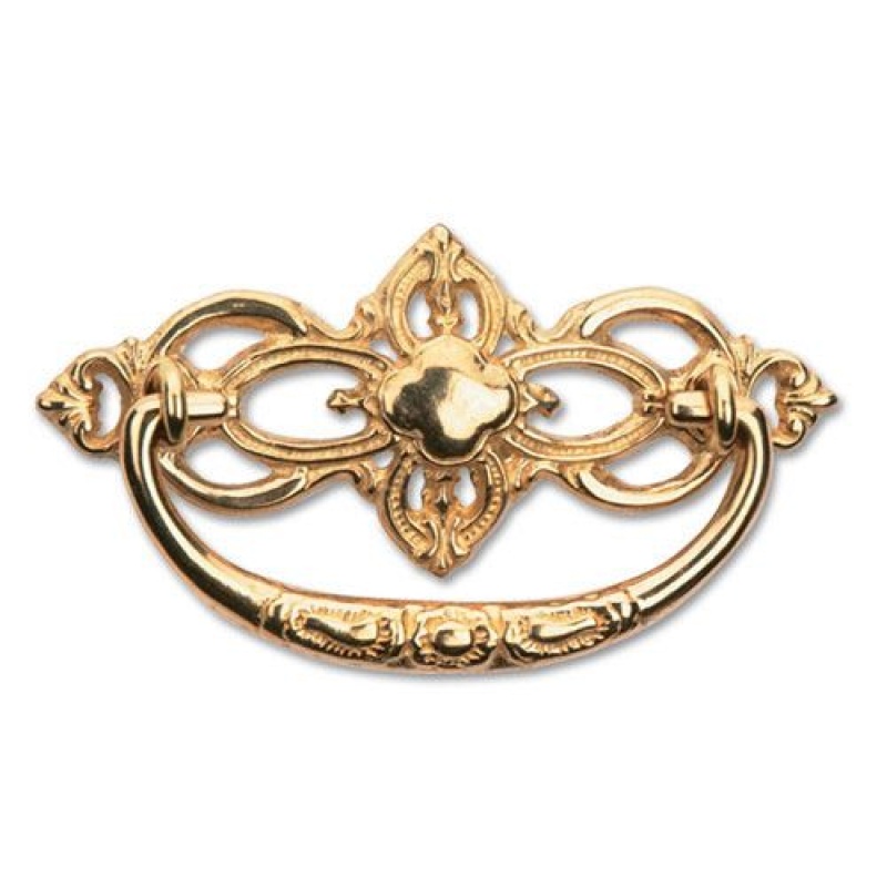 Restorers Classic 4 3/8 Inch Victorian Brass Drawer Pull