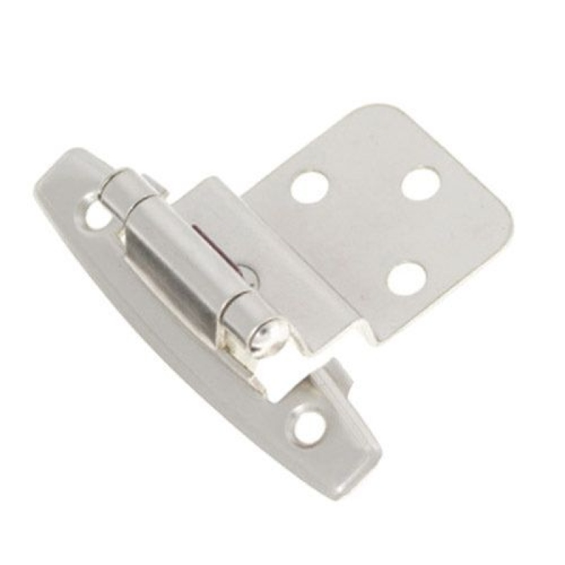 Hickory Hardware 3/8 Inch Offset Surface Self Closing Cabinet Hinge - Pair