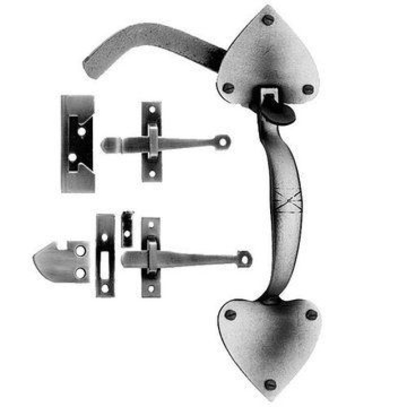 Acorn Rim Latch Set for Exterior Doors