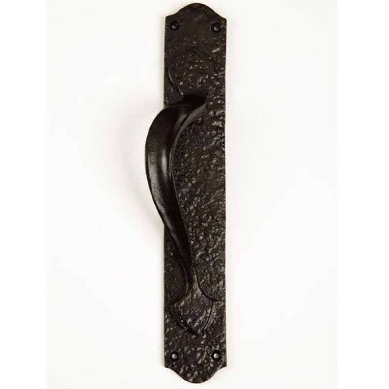 Restorers 12 1/2-Inch Plain Pull Handle With Backplate