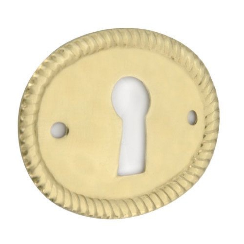 Restorers Classic Stamped Brass Escutcheon