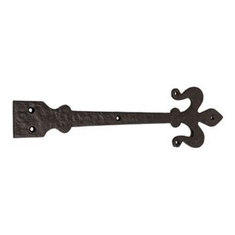 Restorers 16 Inch Fleur-De-Lis Iron Strap